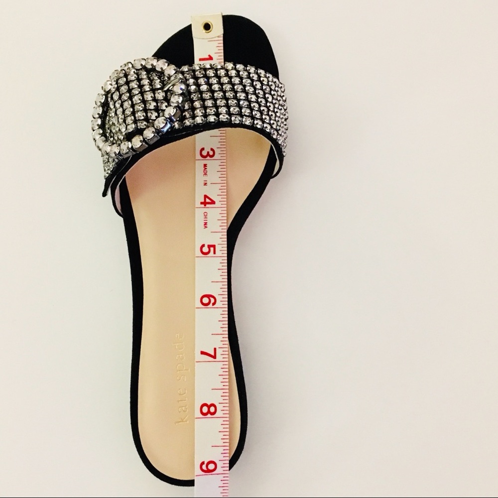 Kate Spade Jewel Embellished Suede Sandals - Picture 6 of 8